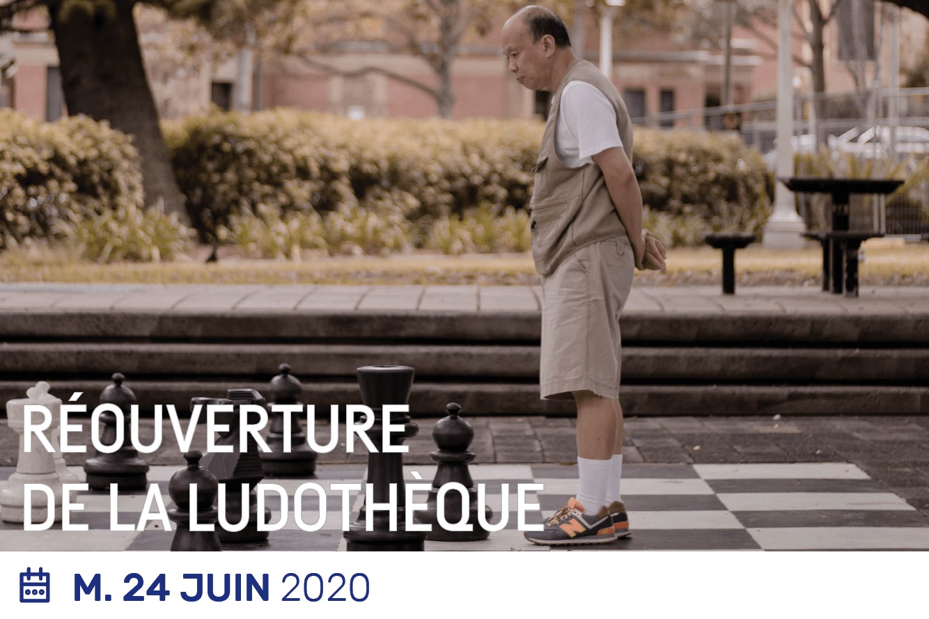 Lire la suite à propos de l’article Réouverture de la ludothèque