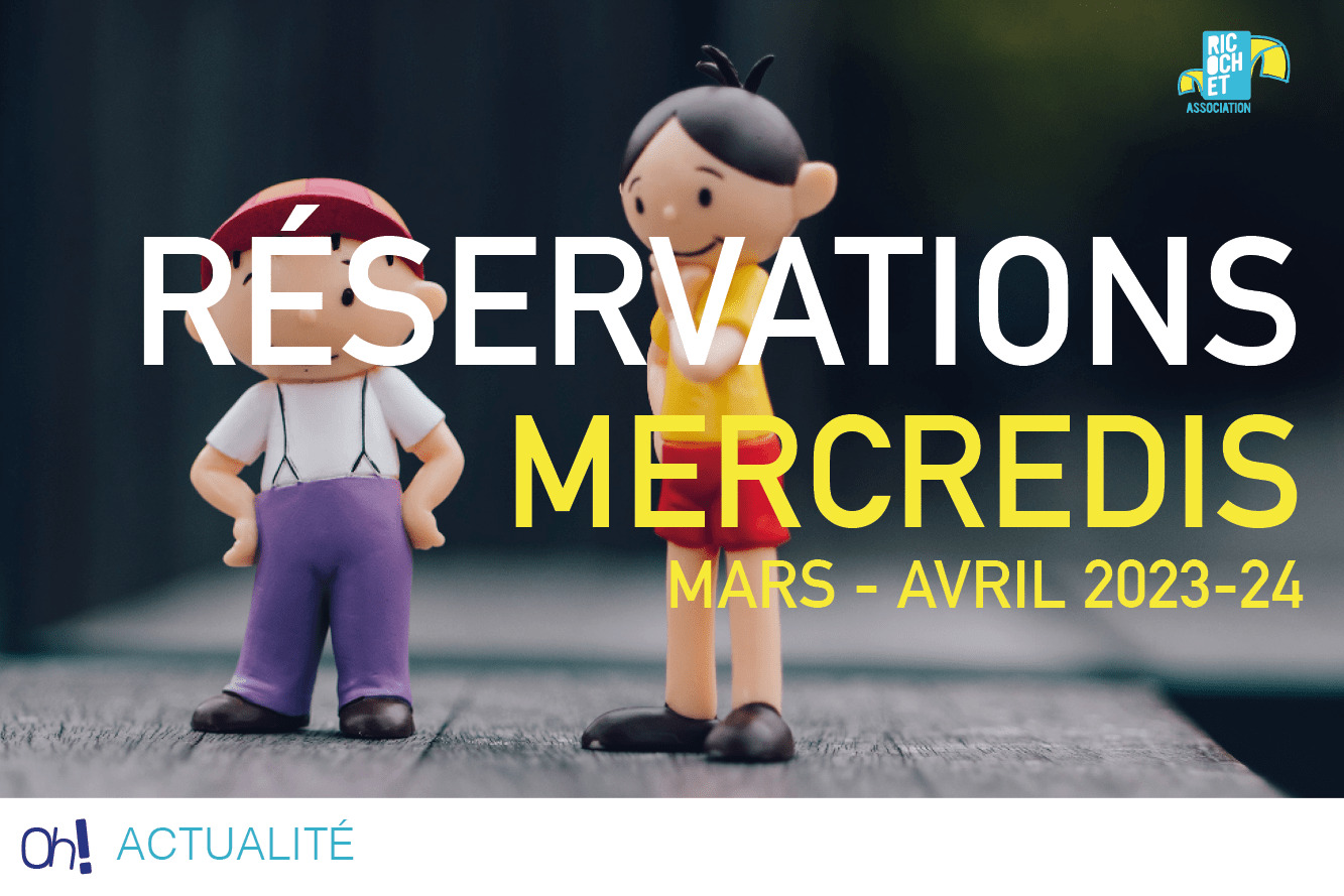 Lire la suite à propos de l’article Réservations aux Mercredis de mars et avril