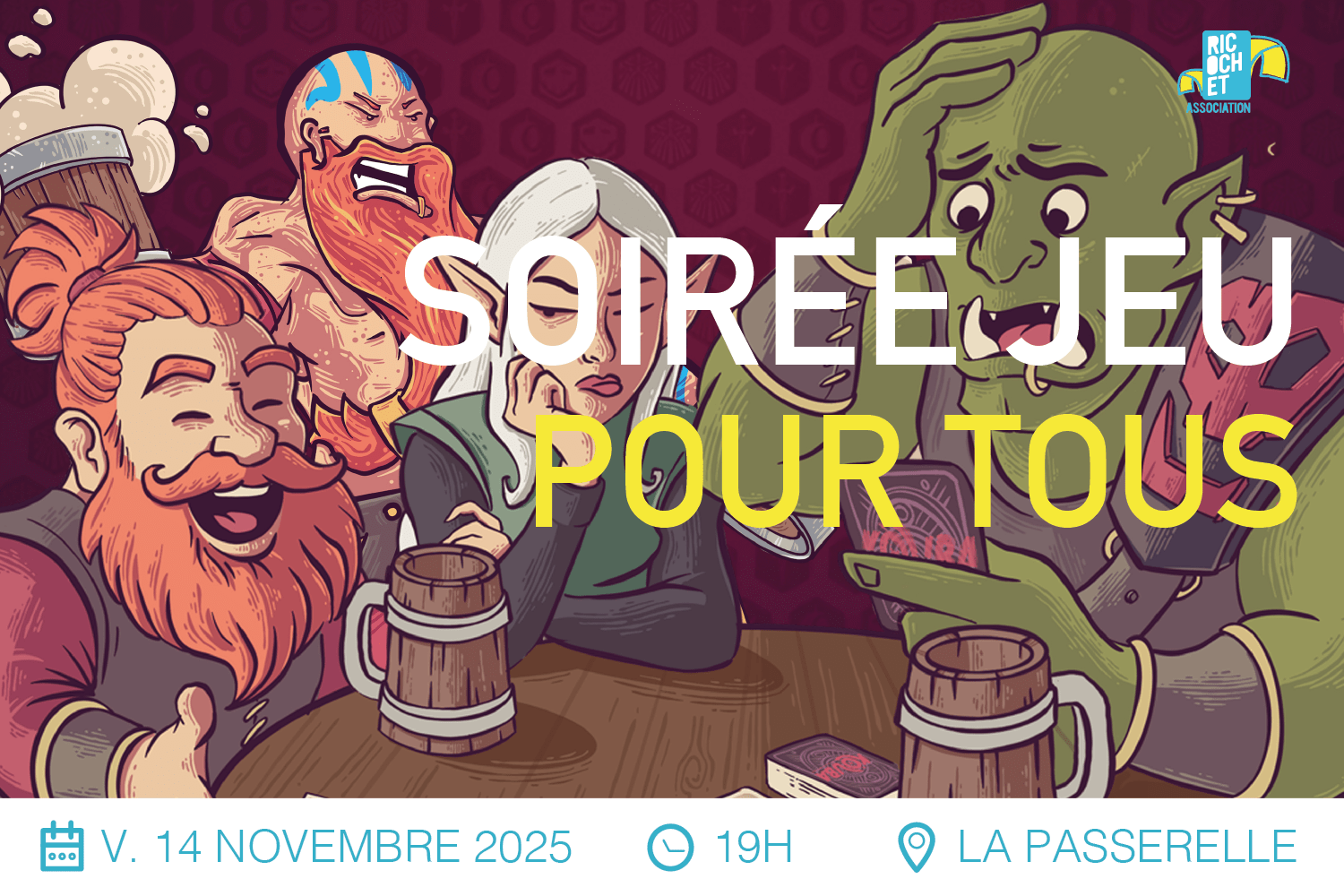 Lire la suite à propos de l’article Soirée jeu