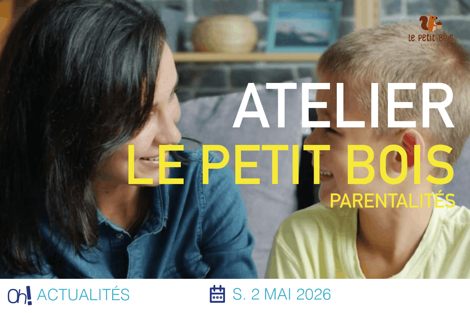 Lire la suite à propos de l’article Atelier parents-enfants