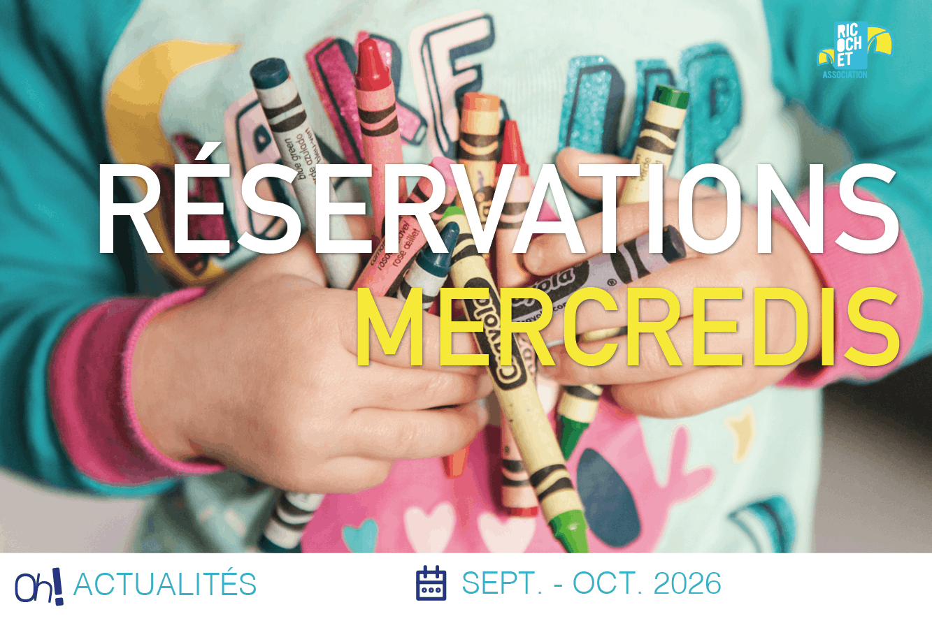 Lire la suite à propos de l’article Réservations aux Mercredis de septembre à octobre 2026